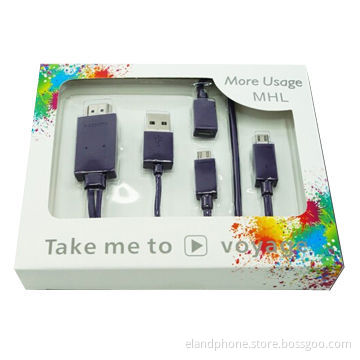Micro USB to HDMI MHL HDTV Smart Adapter for Samsung Galaxy S2/S3/S4/S5/Note2/3